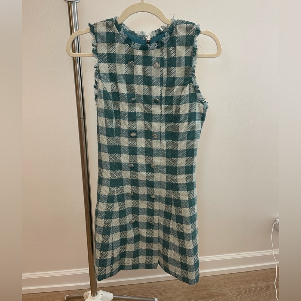 Forever 21 Tweed Gingham Dress